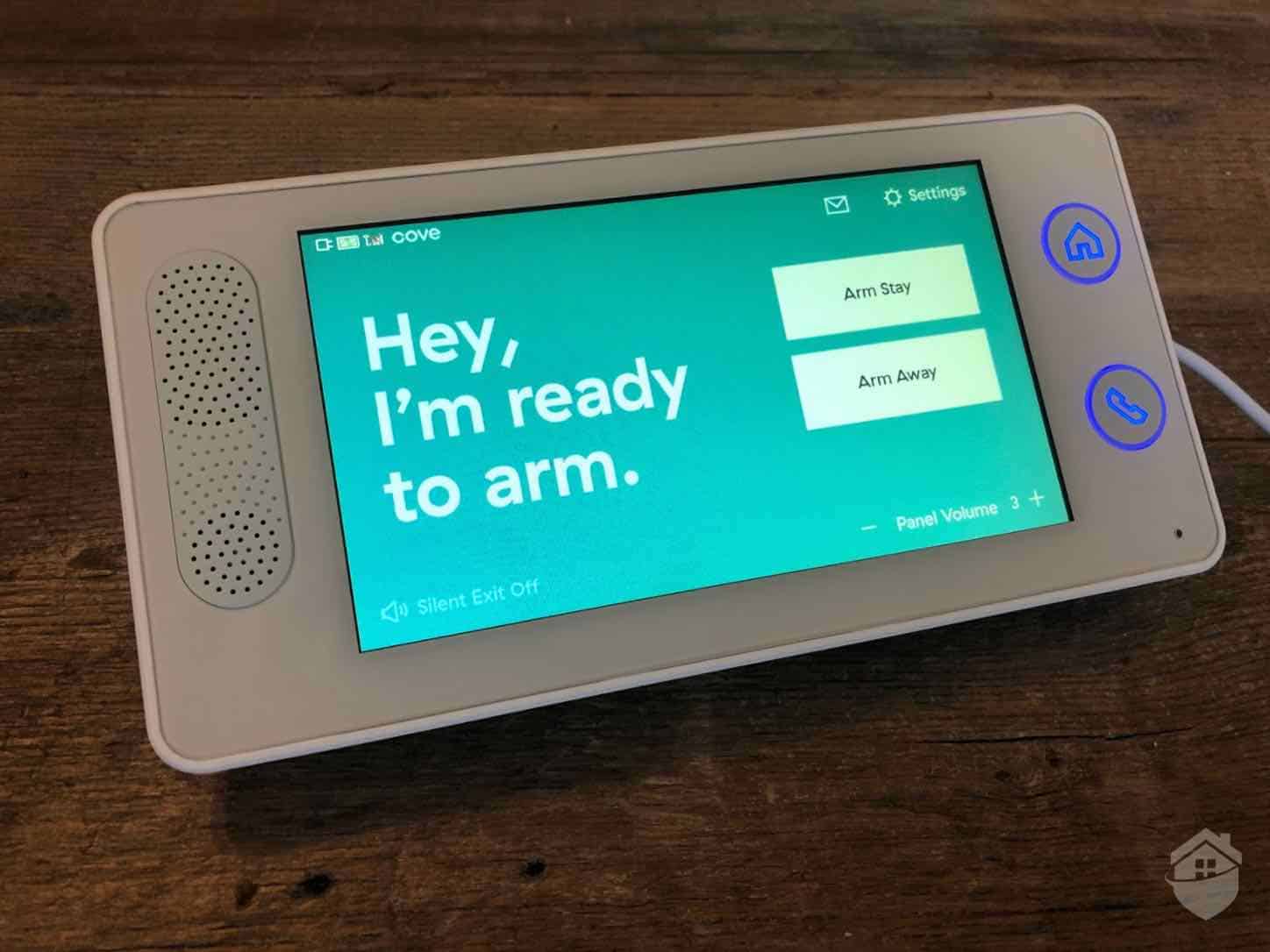 Cove's Touchscreen Alarm Panel